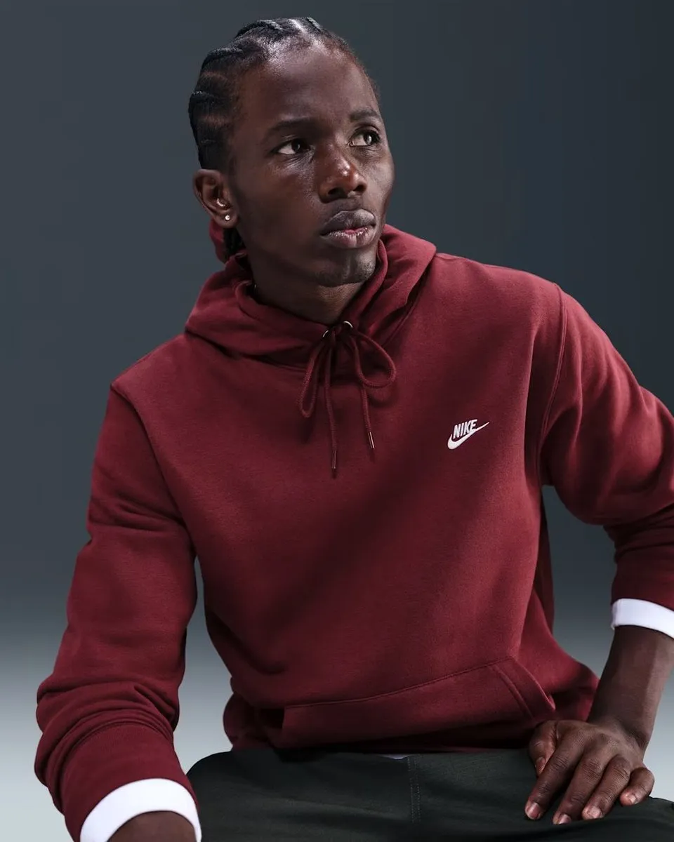 Nike Club Heren Pullover - Rood FN3859-619