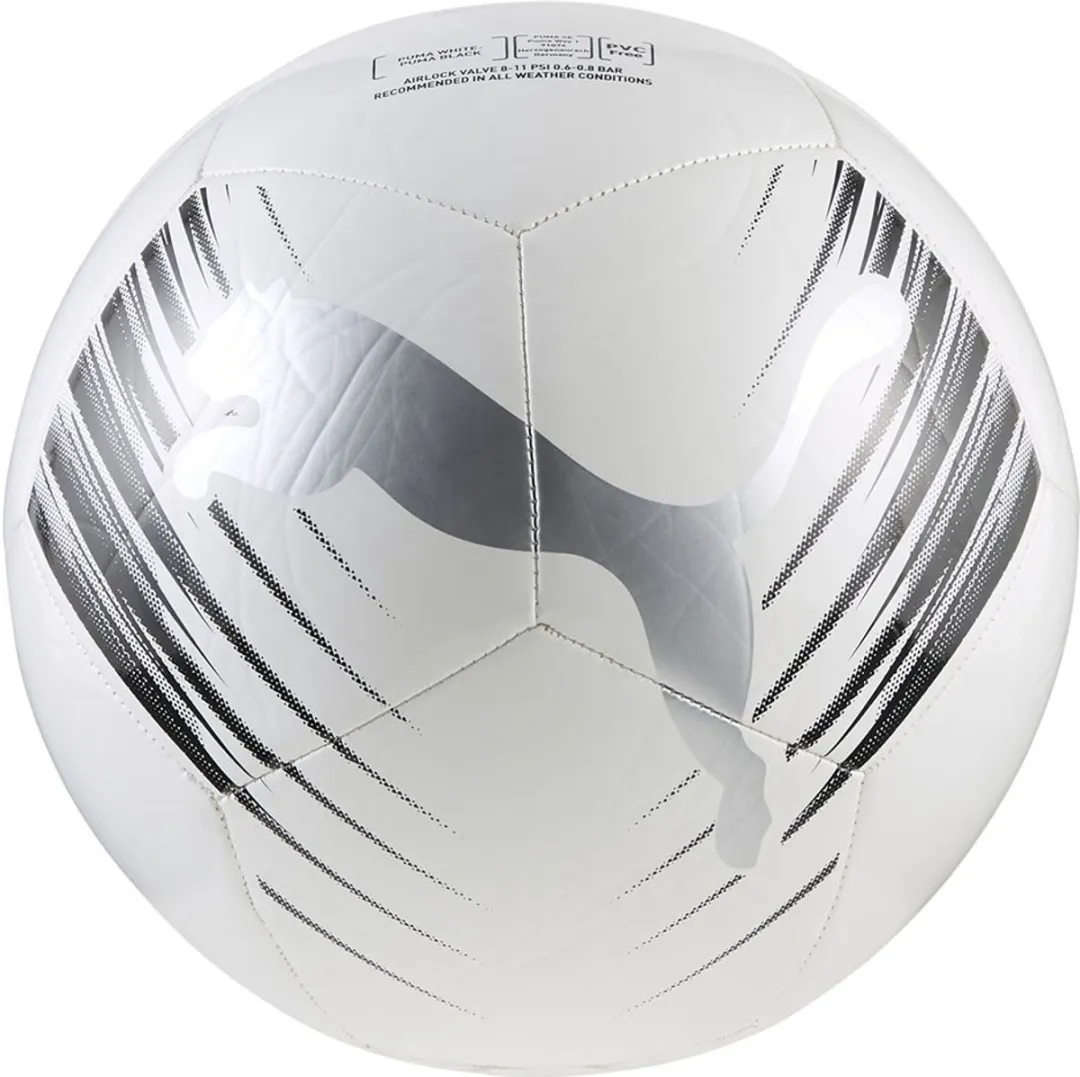 PUMA Attacanto Graphic Voetbal - Maat 4 - Zilver/Wit