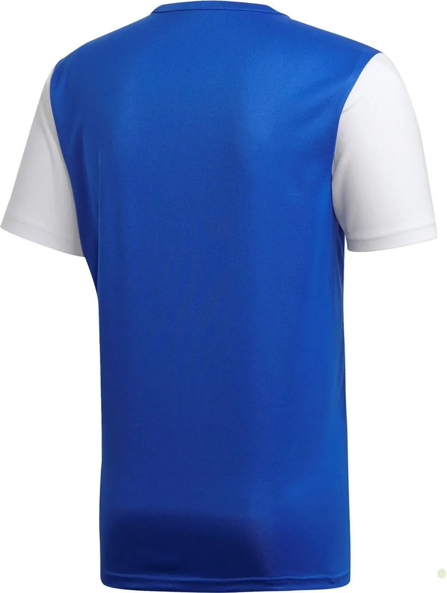 adidas Estro 19 Sportshirt S - Blauw/Wit
