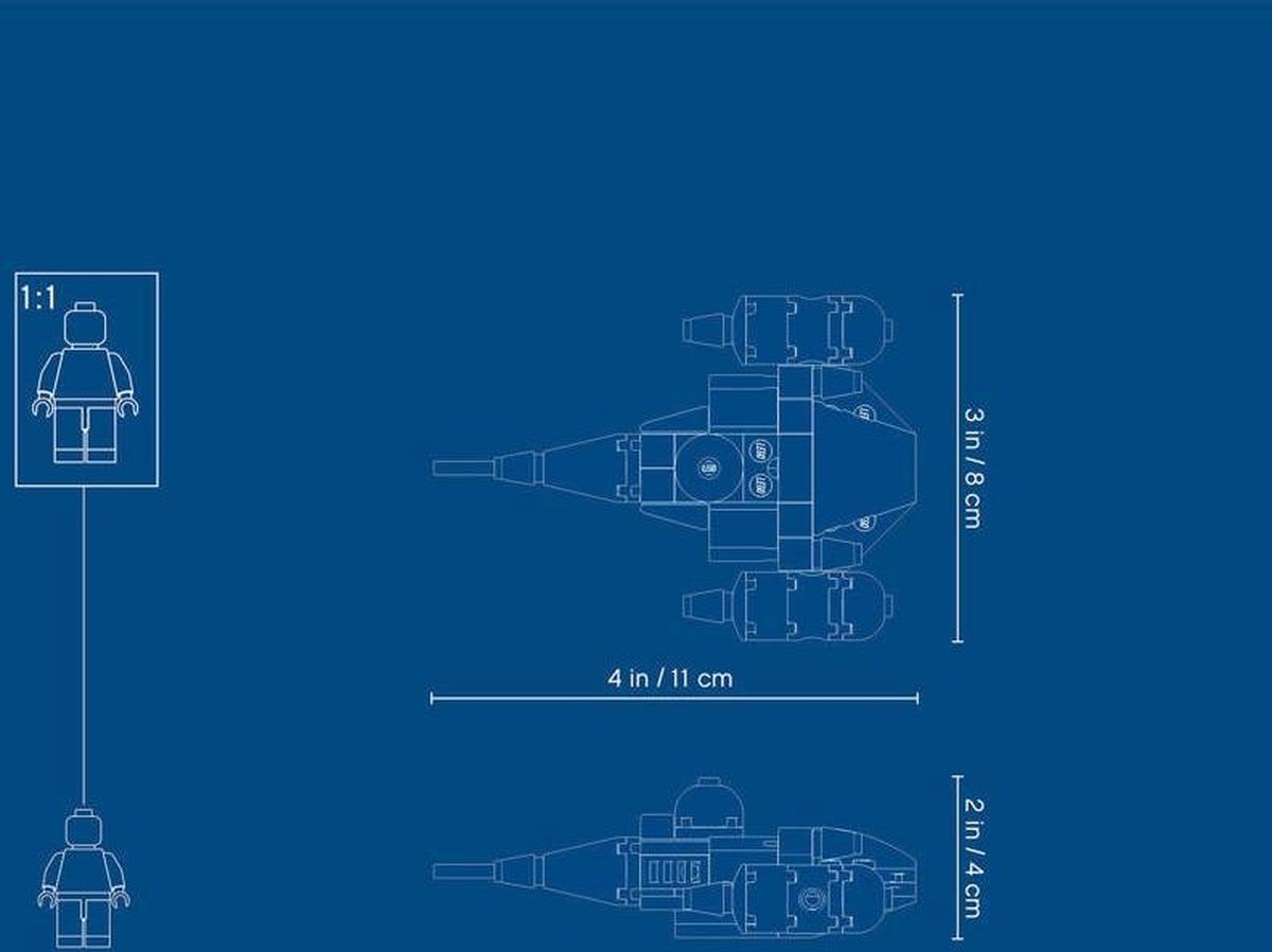 LEGO Star Wars Naboo Starfighter Microfighter - 75223
