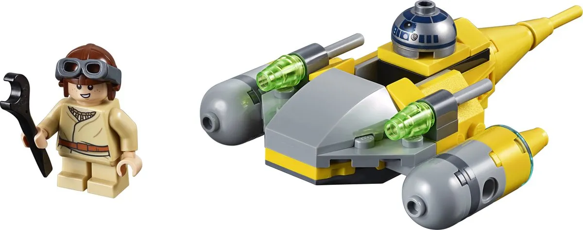 LEGO Star Wars Naboo Starfighter Microfighter 75223 - 62 Stukken - afbeelding 2 van 6
