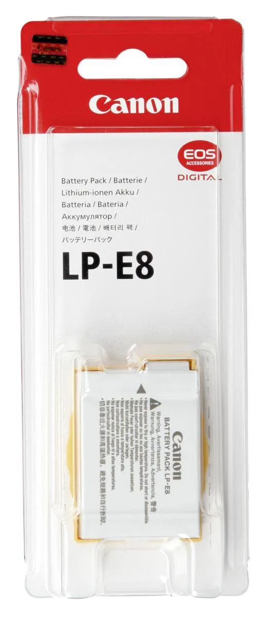 Canon LP-E8 Accu 1120mAh - 4515B002AA - afbeelding 6 van 6