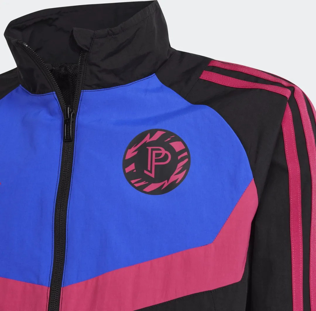Adidas Performance Pogba Woven Jack - Kinderen 140 - Blauw
