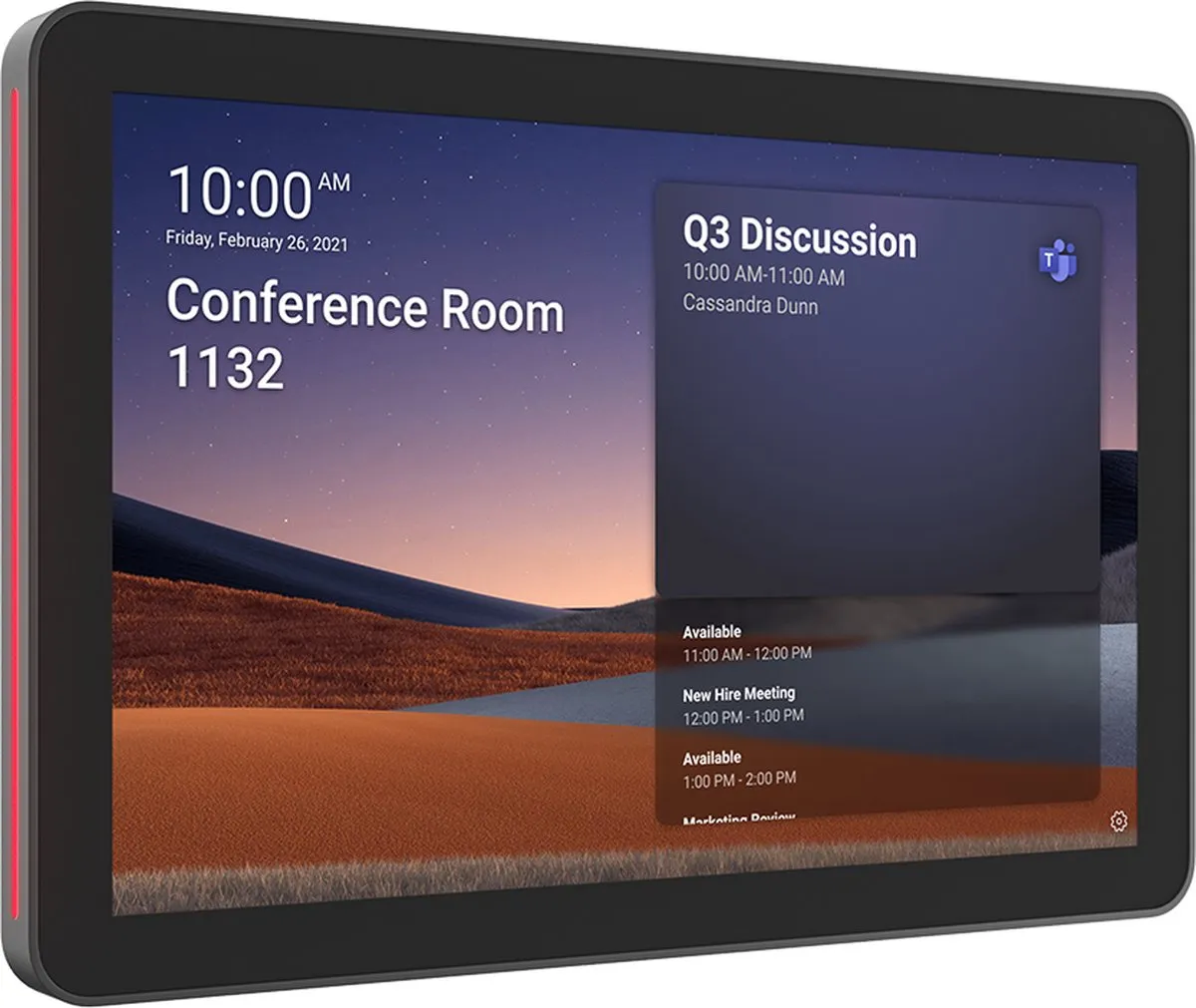 Logitech Tap Scheduler 10.1" Touchpanel - Zwart