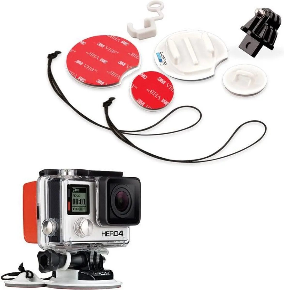 GoPro Surfplankbevestiging DGMASURF-001 - Wit