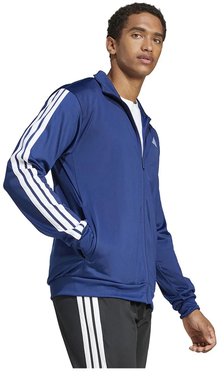 Adidas 3 Stripes Tricot Trainingsjack - S - Dark Blue