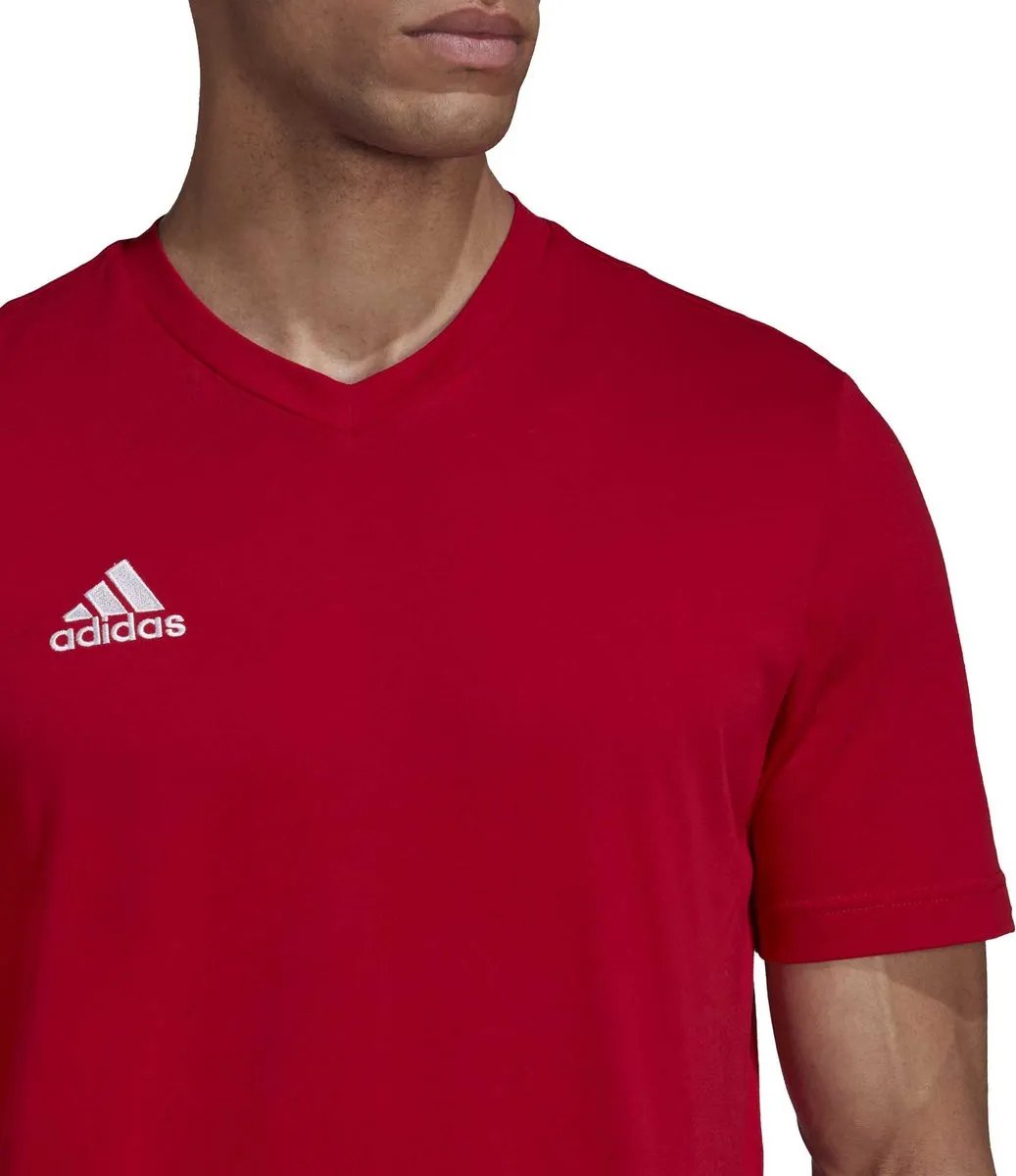 adidas Entrada 22 T-Shirt Heren - Rood - Maat L