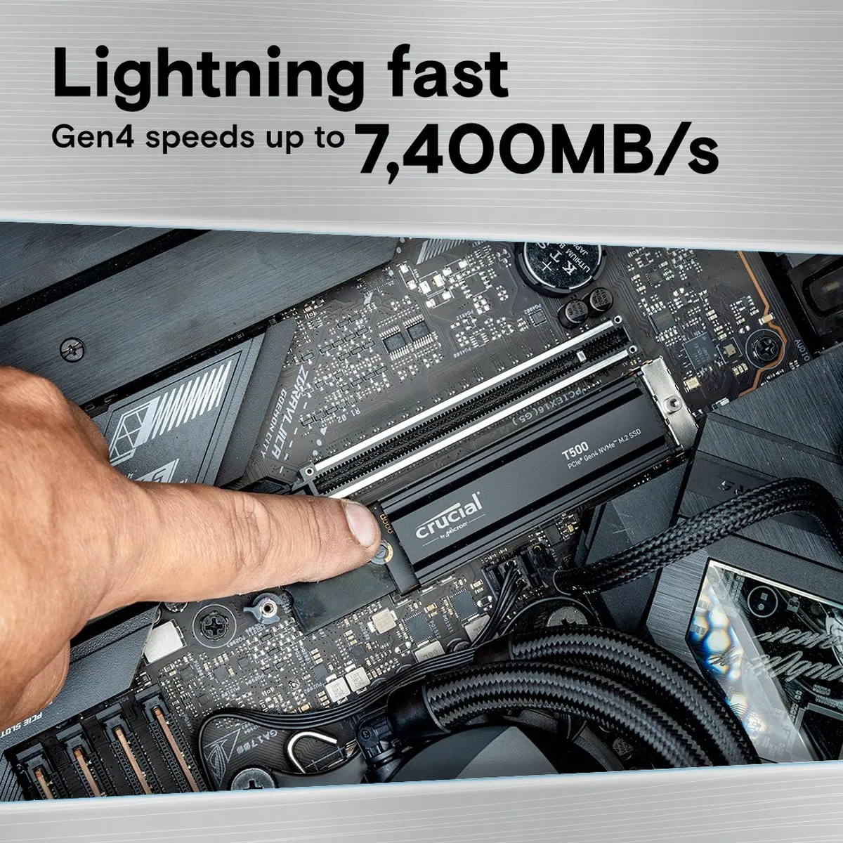 Crucial T500 CT1000T500SSD5 NVMe SSD 1TB - M.2 Gen4