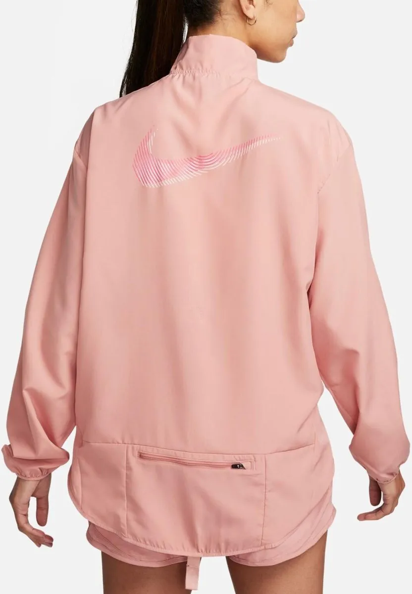 Nike Swoosh Sportjas Vrouwen L - Roze - afbeelding 6 van 6
