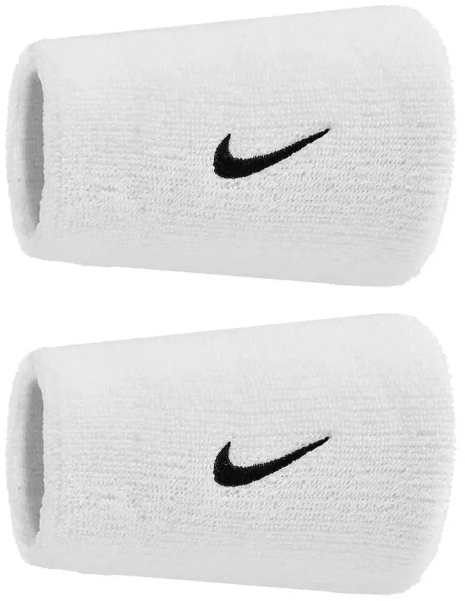 Nike Swoosh Doublewide Armbanden N1012406-101 - 2 Stuks