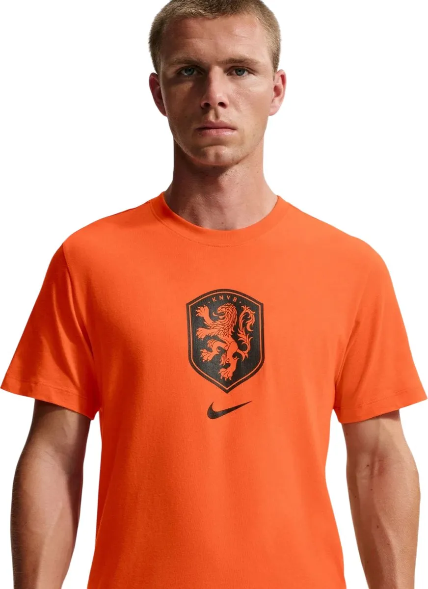 Nike Nederland Crest T-Shirt 2026-2028 - Oranje - S