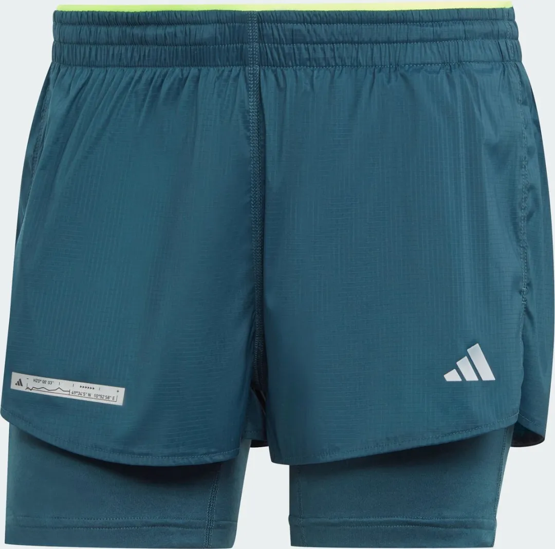 adidas Performance Ultimate Two-in-One Short HZ4481 - XS - Turquoise