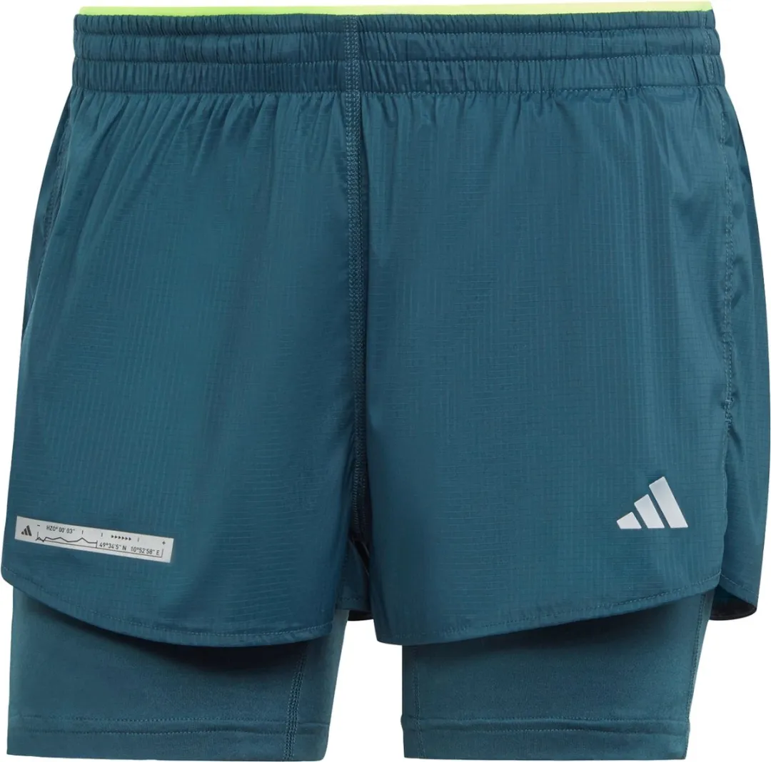 adidas Performance Ultimate Two-in-One Short HZ4481 - XS - Turquoise