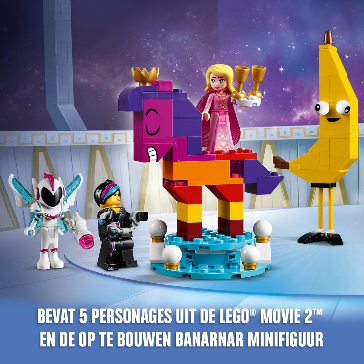 LEGO The Movie 2 Koningin Watevra Wa'Nabi 70824 - 115 Stukken - Paars