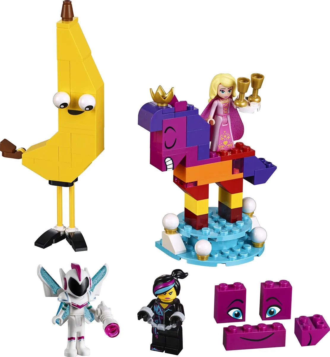 LEGO The Movie 2 Koningin Watevra Wa'Nabi 70824 - 115 Stukken - Paars