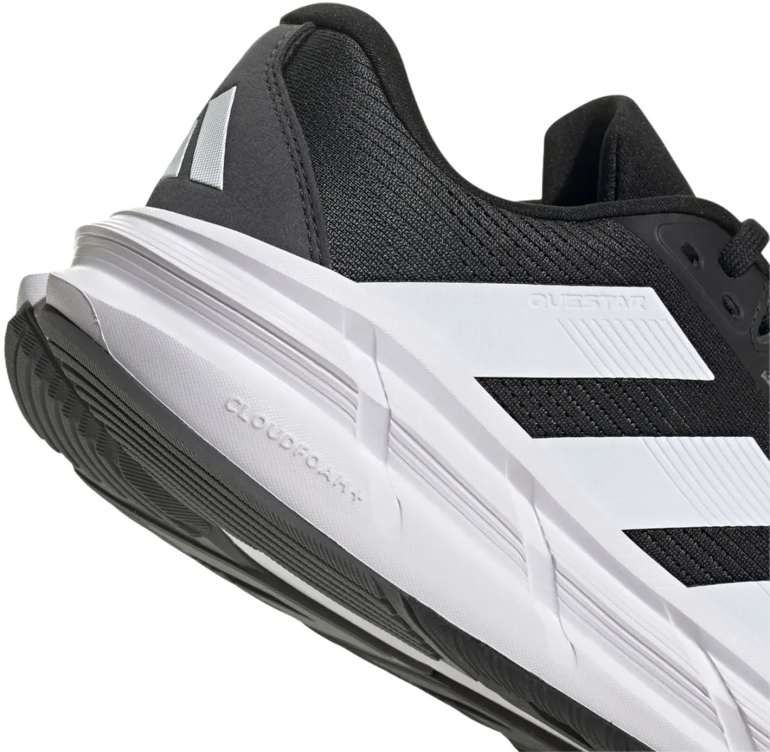 adidas Questar 3 Hardloopschoenen - EU 42 2/3 - Zwart - afbeelding 6 van 6