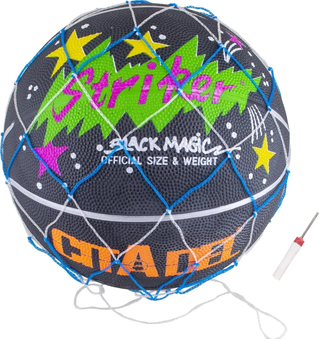 Citadel Striker Basketbal 24cm - Zwart - afbeelding 2 van 2