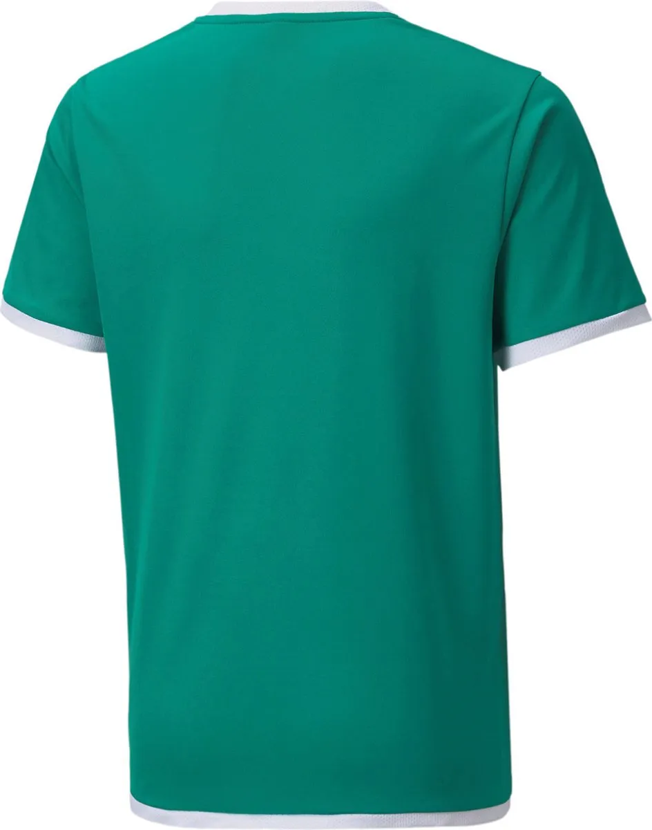 PUMA TeamLIGA Sportshirt 704925-05 - Maat 116 - Groen/Wit