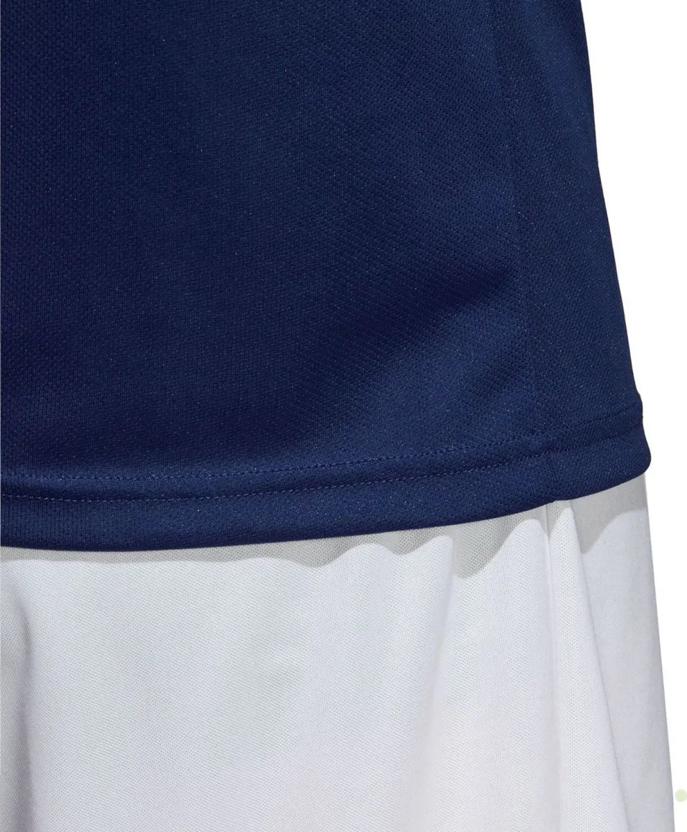 adidas Estro 19 Sportshirt M - Donkerblauw/Wit