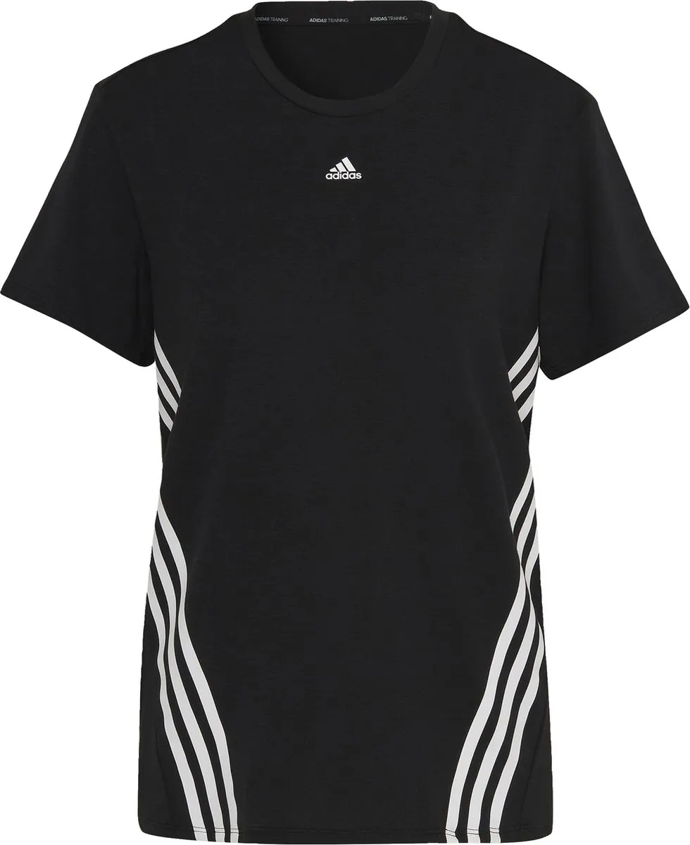 adidas Performance Trainicons 3-Stripes T-shirt HK6975 - Zwart