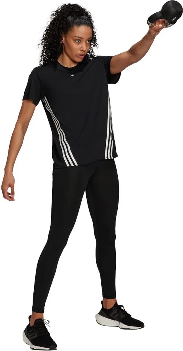 adidas Performance Trainicons 3-Stripes T-shirt HK6975 - Zwart