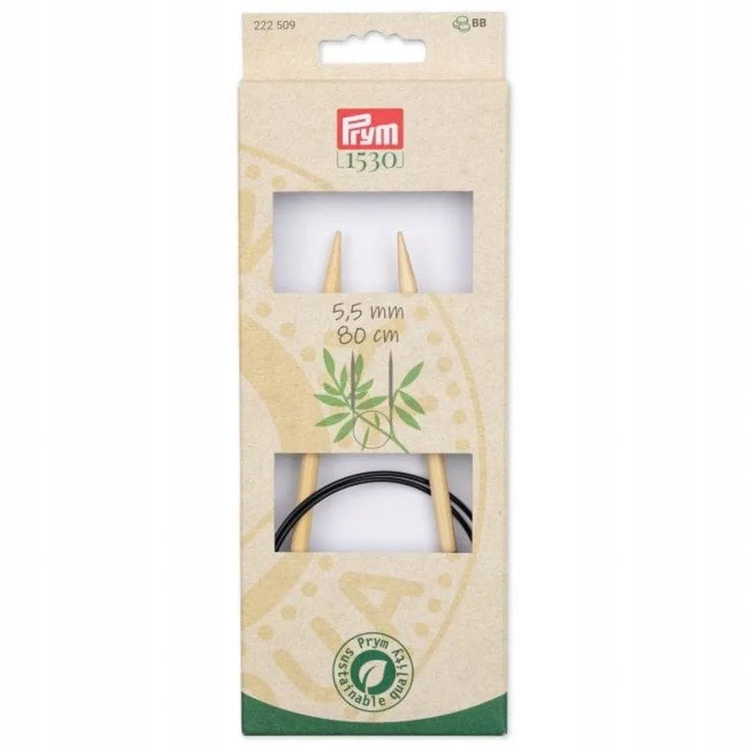 Prym Bamboe Breinaalden 5.5 - 80cm - Uni