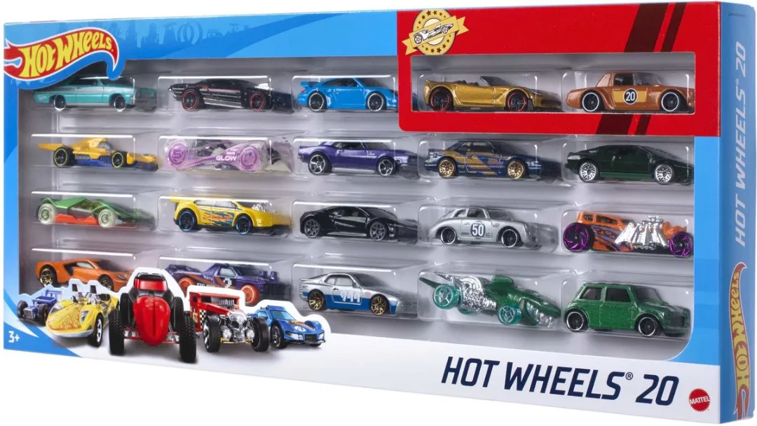 Hot Wheels Diecast Cadeauset H7045 - 20 Speelgoedauto's