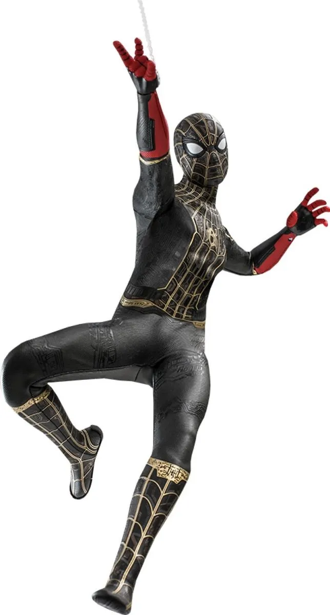 Hot Toys Marvel Spider-Man No Way Home Black & Gold 1:6 Figuur - MPN 908916