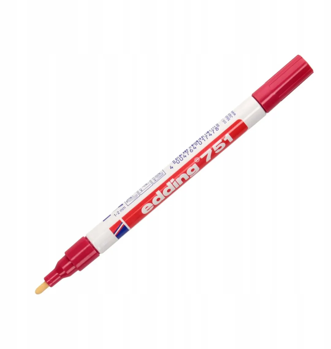 edding 751 Oil Base Marker - Rood