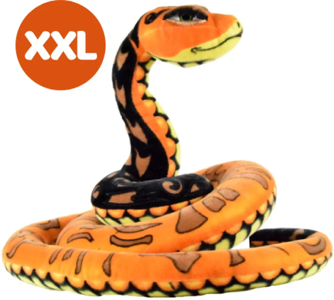 Topknuffels Slang Pluche XXL 300cm