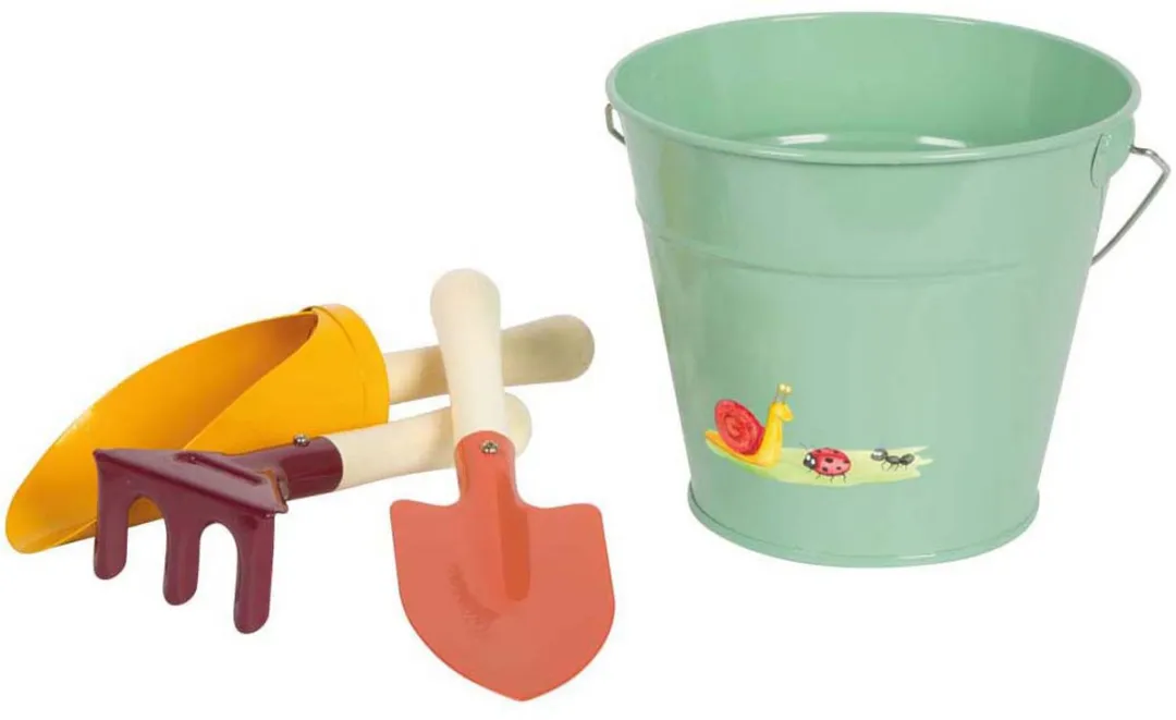 Small Foot Tiny Garden Tuingereedschapset - 4-delig - Multicolor