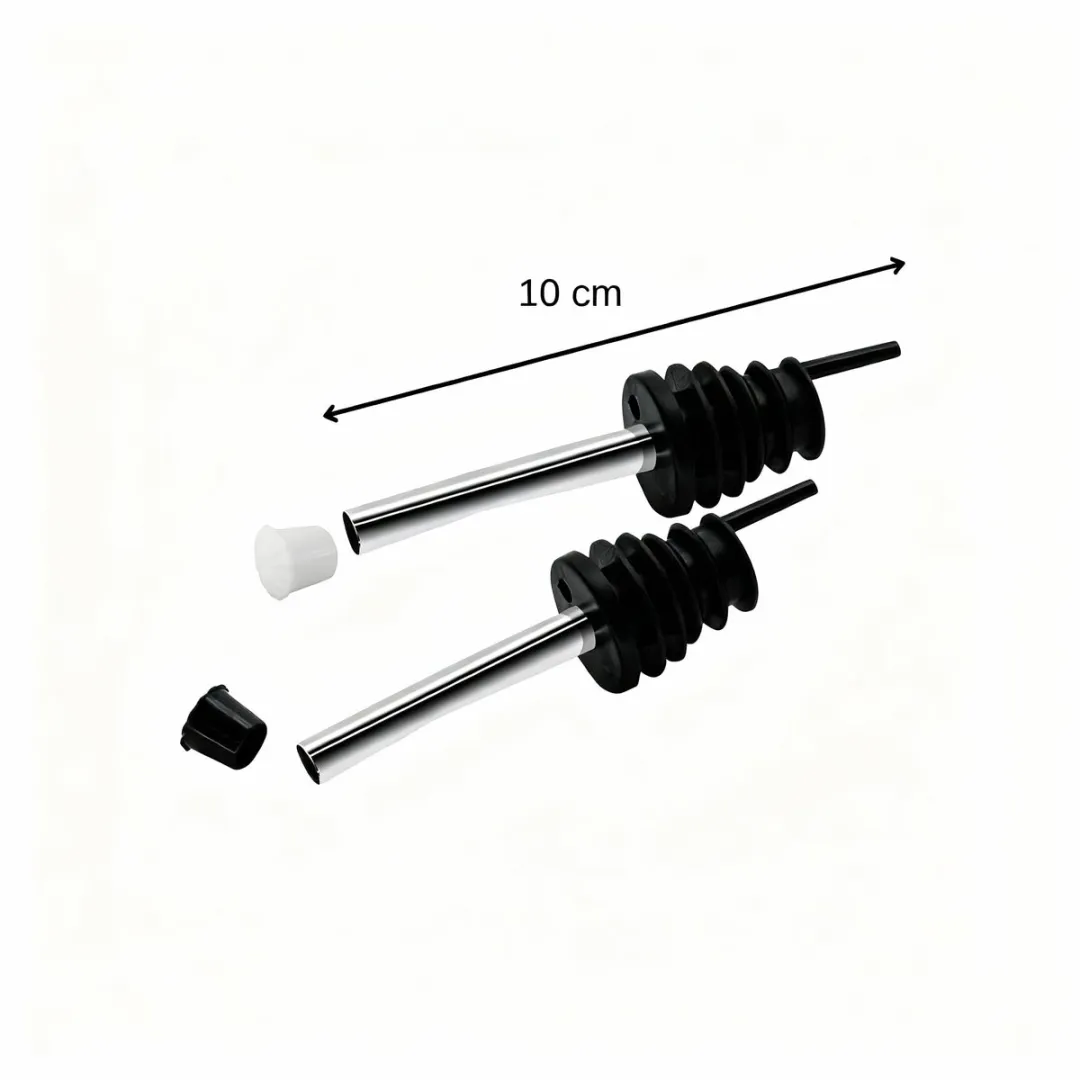 Fackelmann Schenktuiten Set 2 Stuks - Zwart/RVS