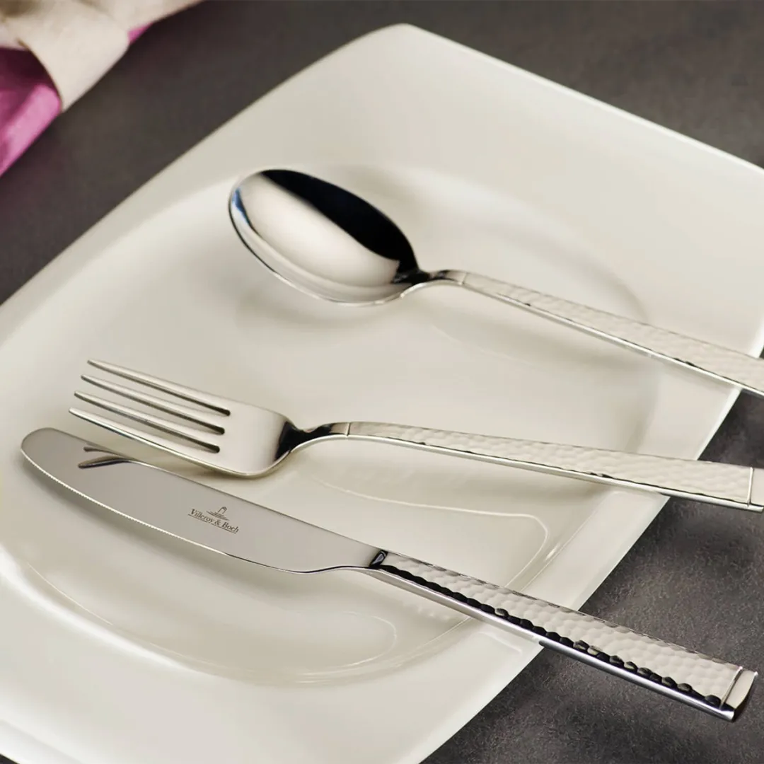 Villeroy & Boch Blacksmith Bestekset 70-delig - 12 persoons - Zilverkleurig