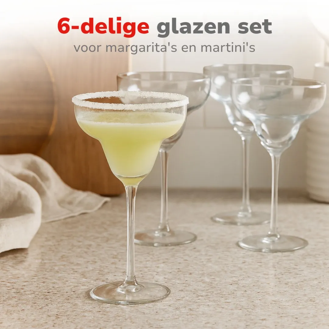 Alpina Margarita Cocktailglazen 250ml - 4 Stuks