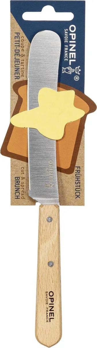 Opinel Ontbijt-/Brunchmes Naturel 11cm - Bruin
