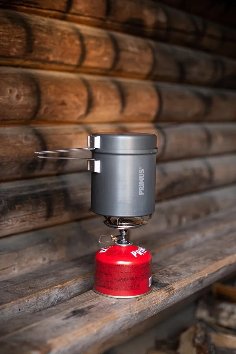 Primus Trek Pot Pannenset 1L - 2 Stuks - Zwart/RVS - afbeelding 4 van 4