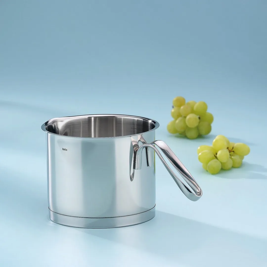 Kela Melkpan 14cm - 1.8L - RVS - Zilver - afbeelding 6 van 6