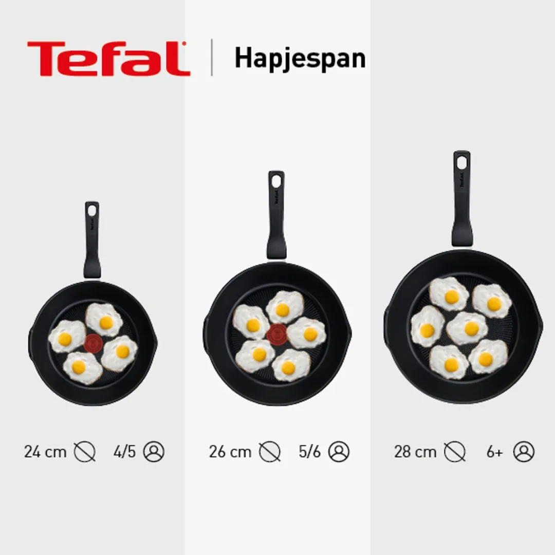 Jamie Oliver by Tefal Prima Hapjespan 26cm - Keramisch - Zwart