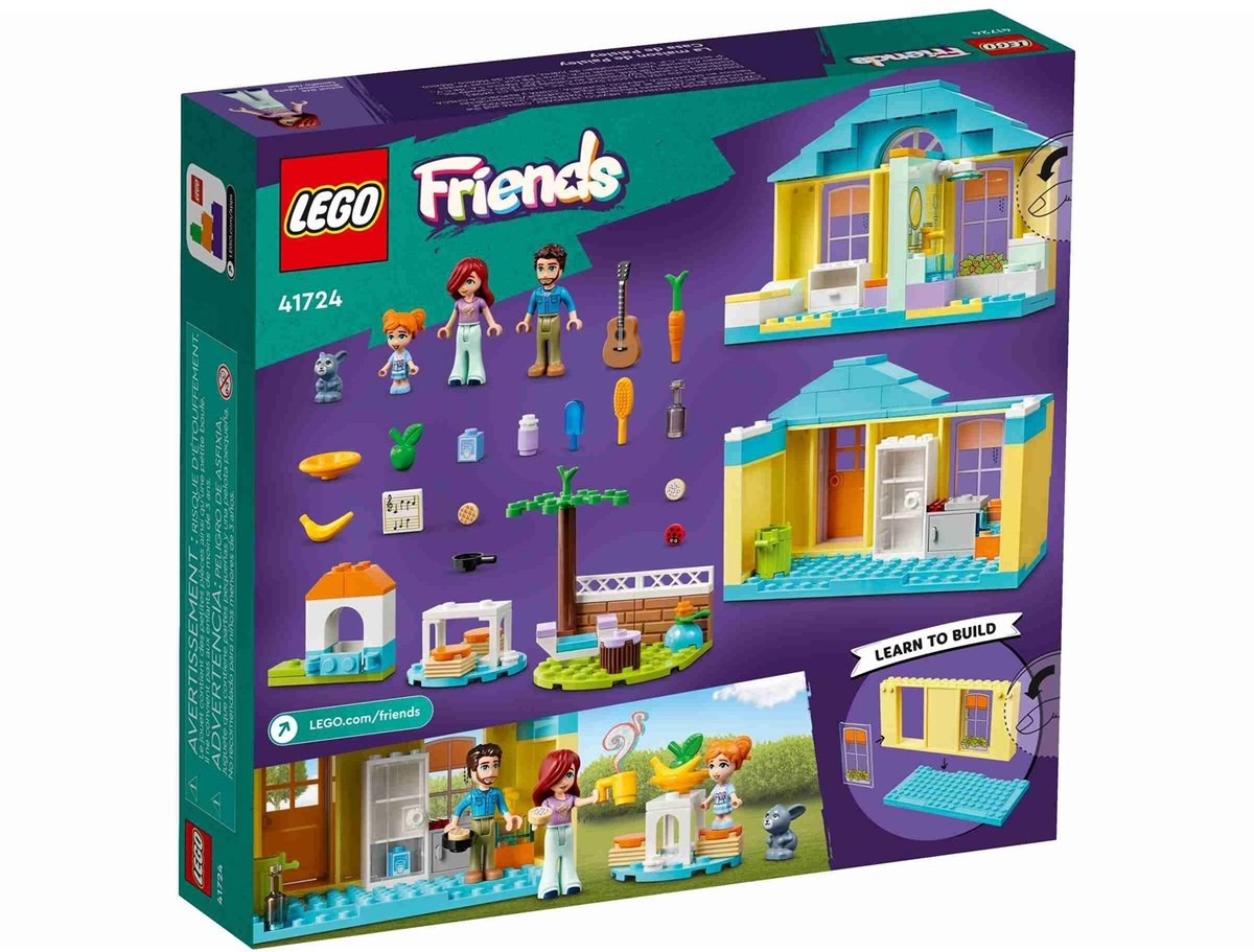 LEGO Friends Paisley’s huis, Poppenhuis Speelgoed voor Kinderen vanaf 4 Jaar - 41724