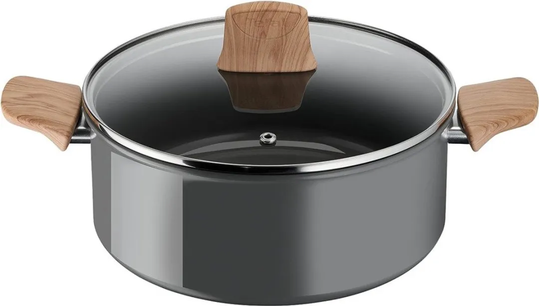 Tefal Renew+ Braadpan 24cm Keramisch - Zilver