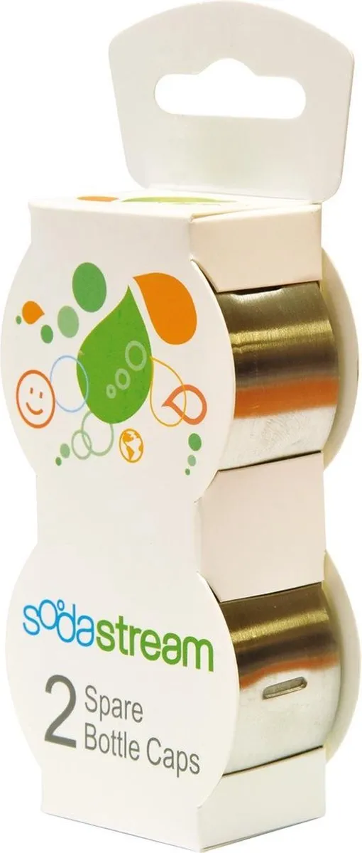 SodaStream Metalen Fles Cap Duo 1040290880 - 2 Stuks