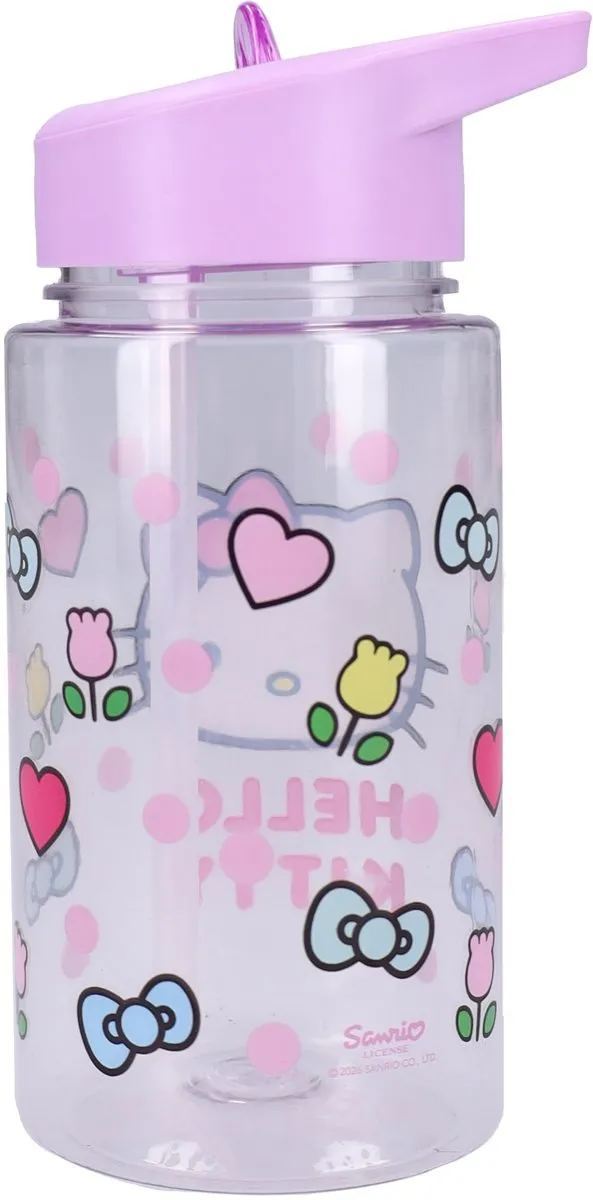 Hello Kitty Drink Up Schoolbeker 450ml - Paars