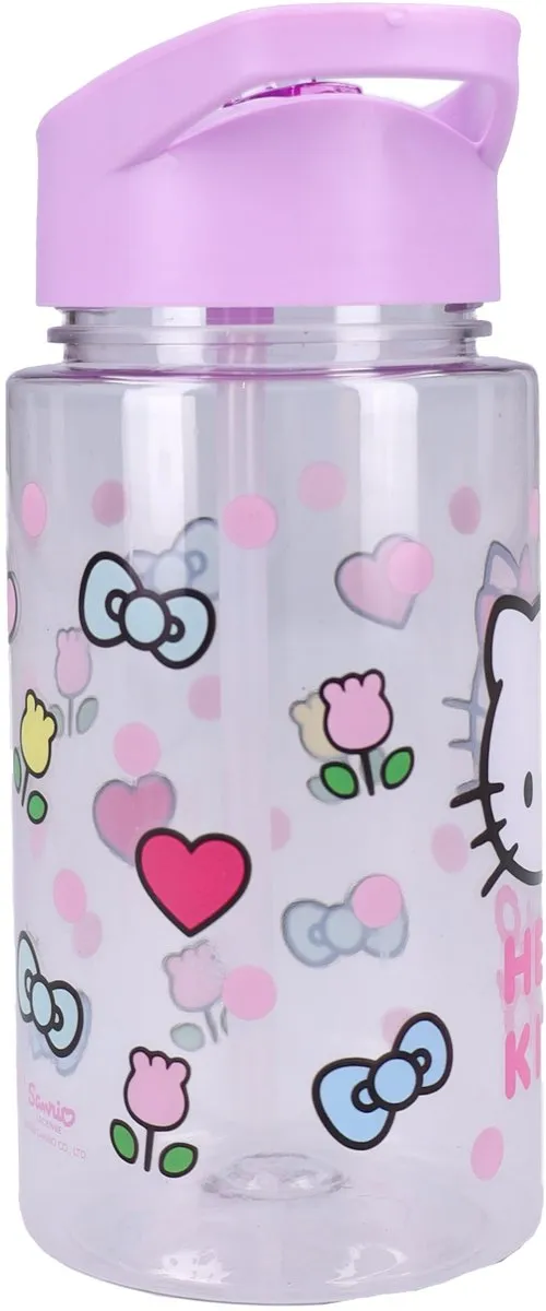 Hello Kitty Drink Up Schoolbeker 450ml - Paars