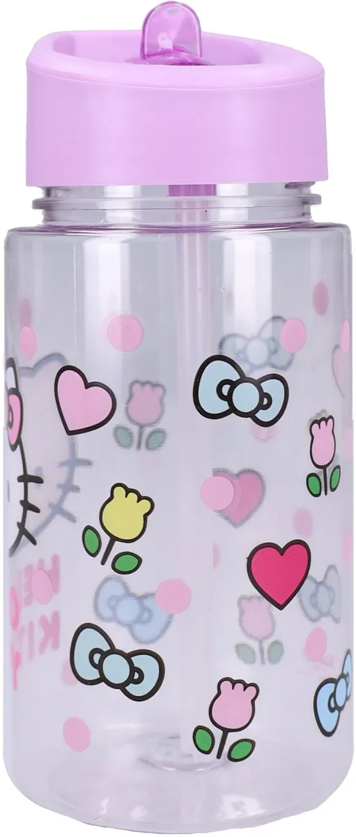 Hello Kitty Drink Up Schoolbeker 450ml - Paars