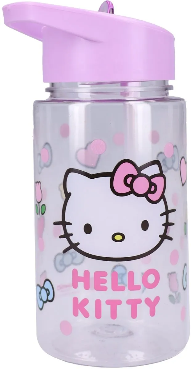Hello Kitty Drink Up Schoolbeker 450ml - Paars