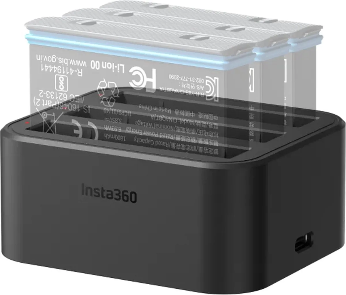 Insta360 X3 Snellader - Zwart