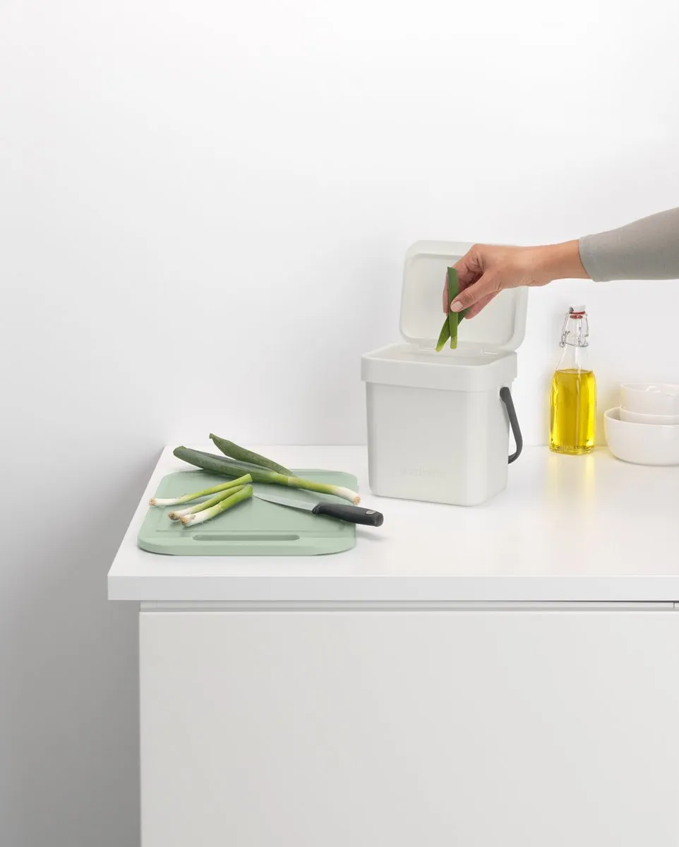 Brabantia Sort & Go Afvalbakje 3L - Light Grey