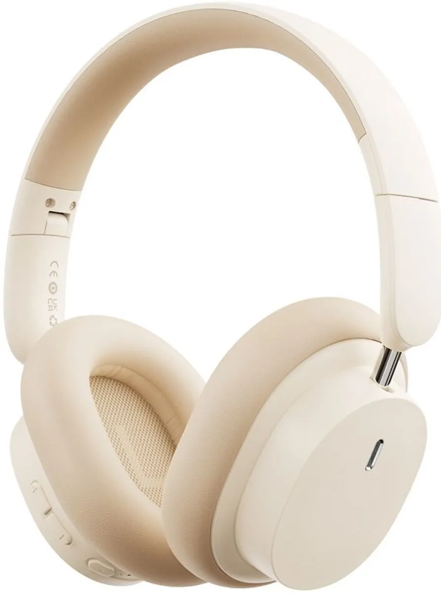 Baseus Bowie D05 Draadloze Koptelefoon - Bluetooth 5.3 - Beige