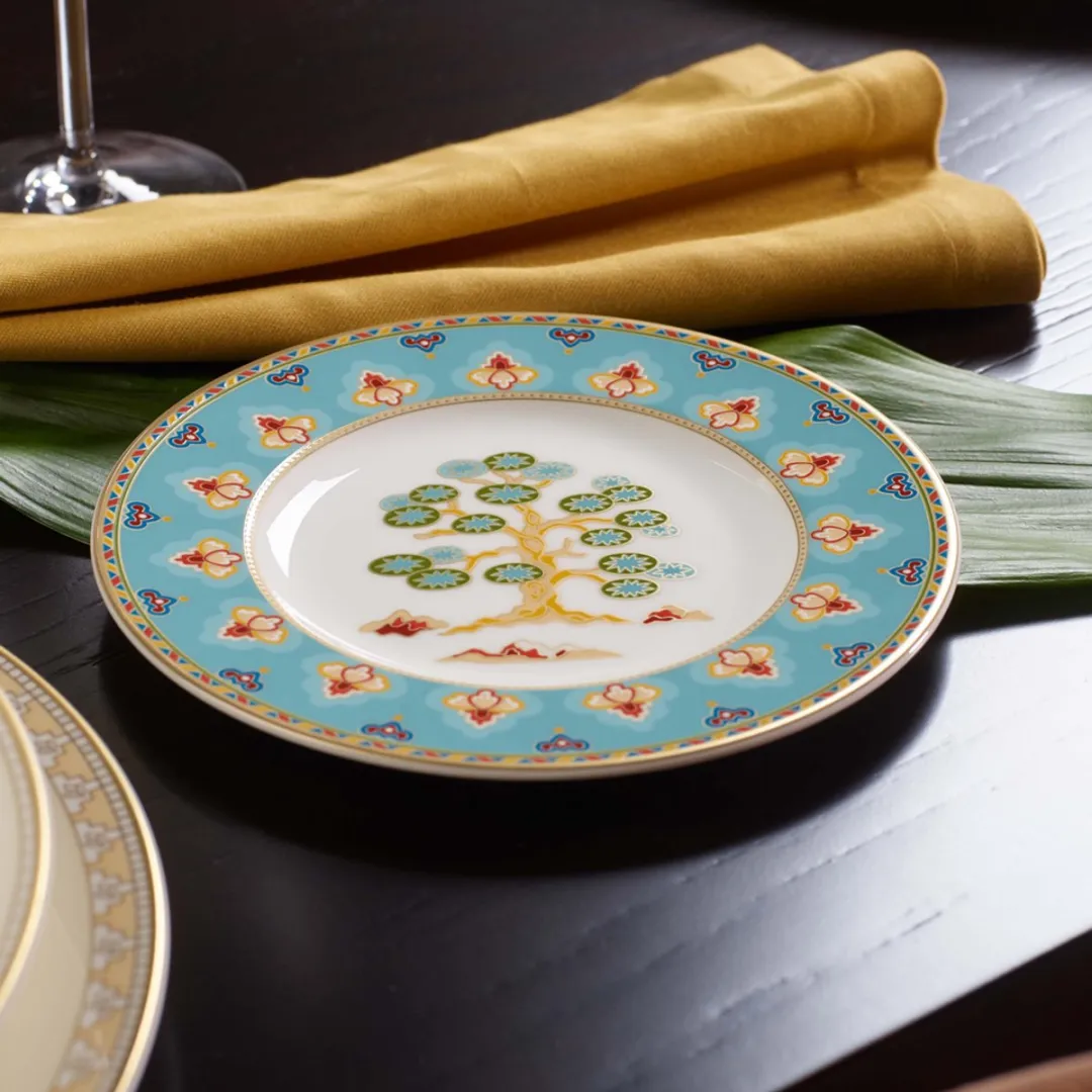 Villeroy & Boch Samarkand Brotteller Aquamarin Ø16,4cm