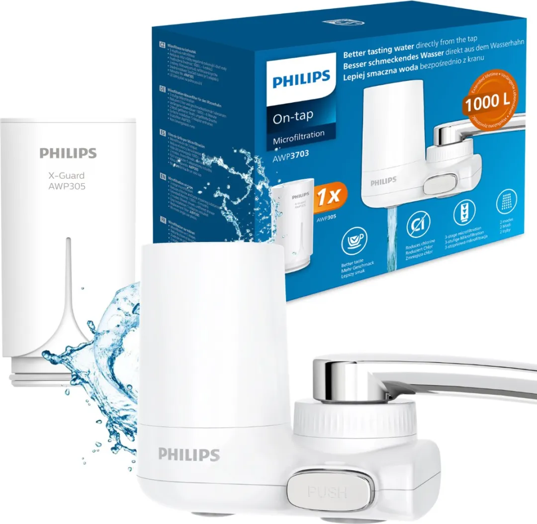 Philips AWP3703 Kraanwaterfilter - Wit